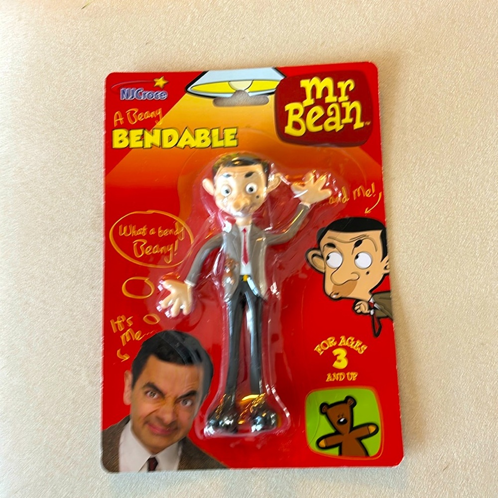 Mr. Bean Bendy Figure in package, Never opened!